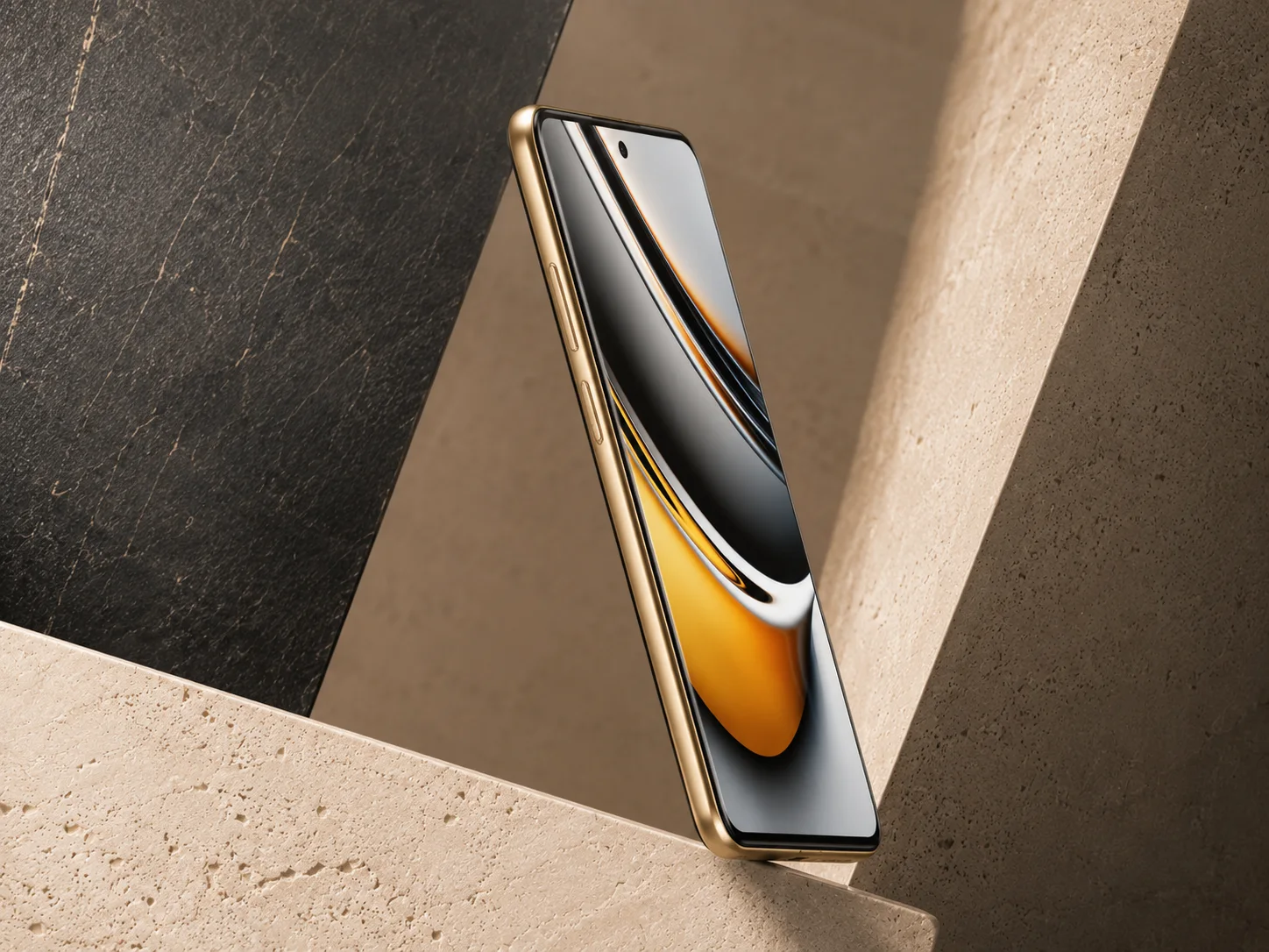 realme 11 smartphone side profile and frame