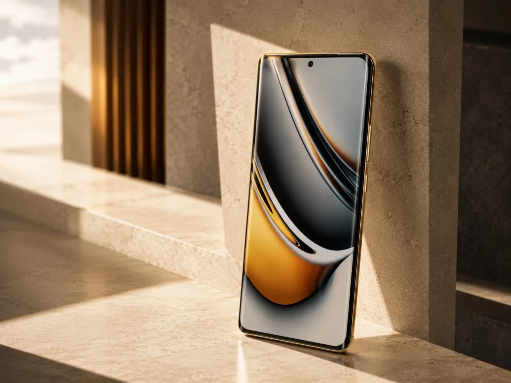 Editorial view of the realme 11 Pro+ display
